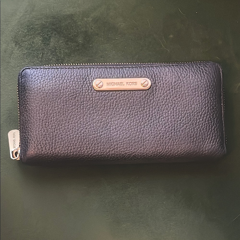 Michael Kors Black Leather Wallet